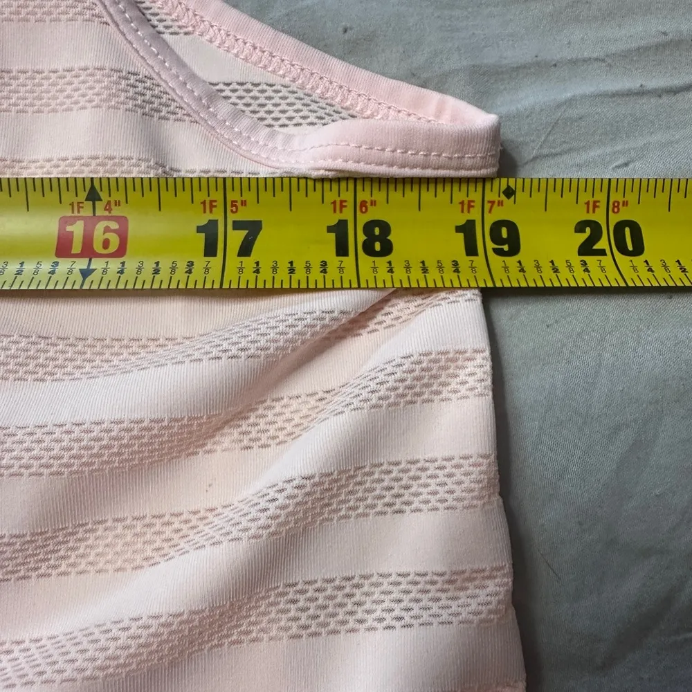 RBX size medium athletic racerback tank top mesh overlay Top Pink - Image 6