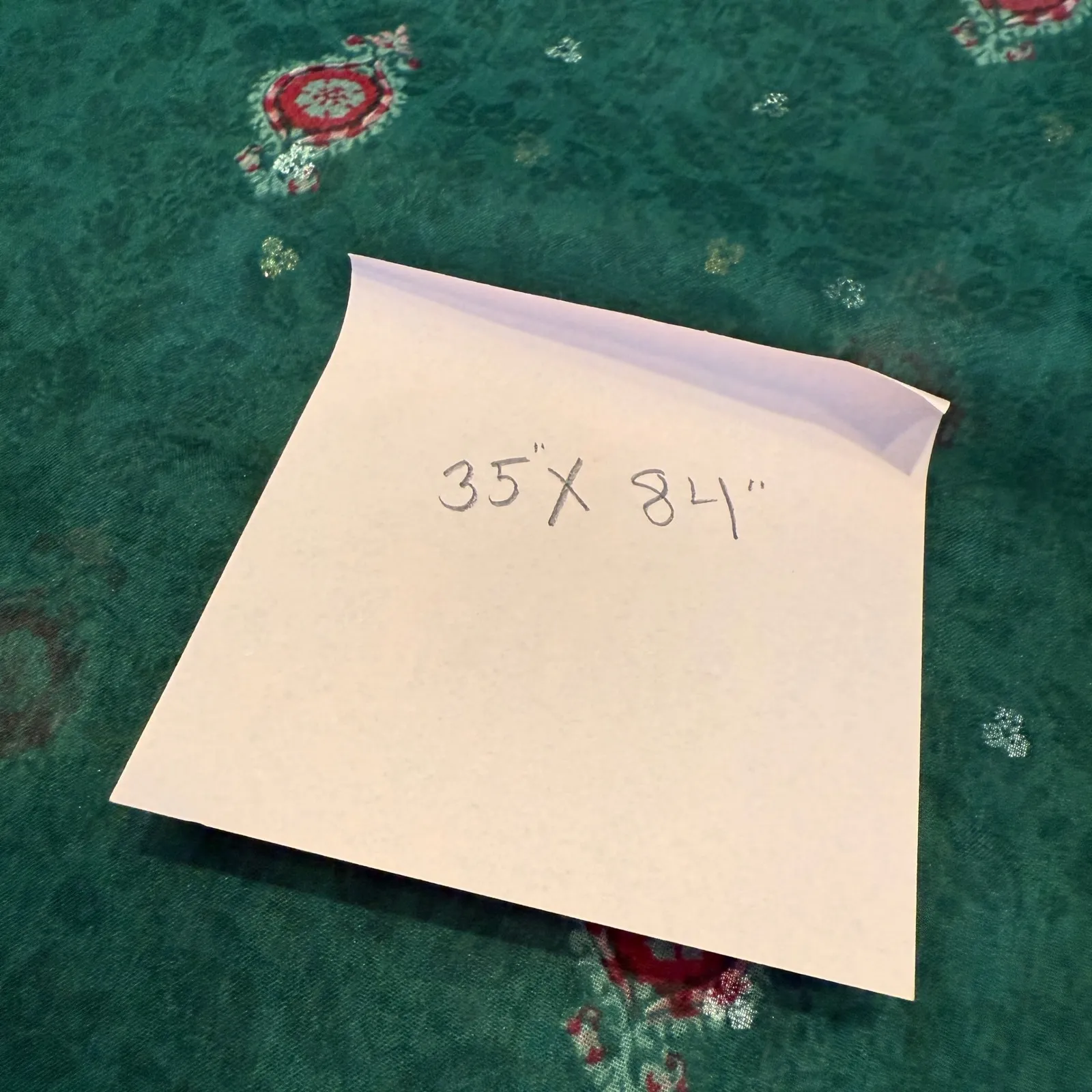 Designer Scarf Emerald Green Dupta Style Floral Sequins Embellished 35x84 - Image 2