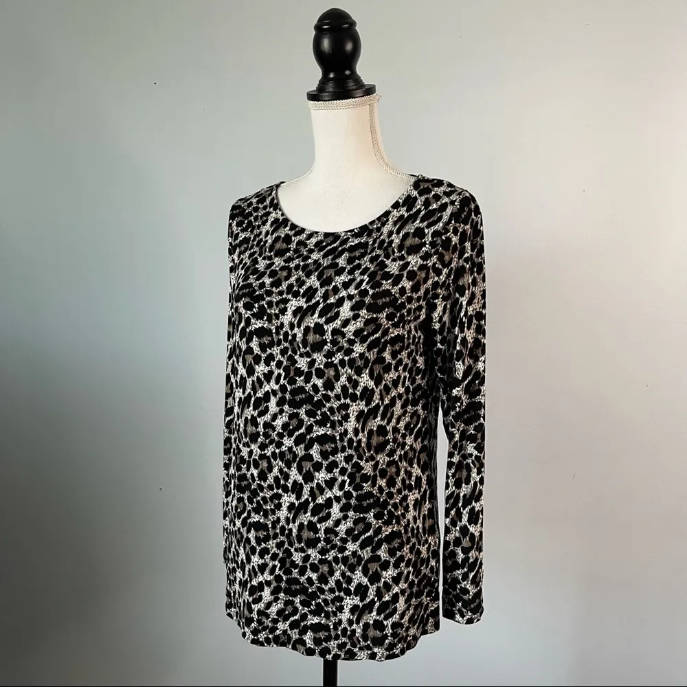 MARIO SERRANI | Animal Print Top Sz S - Image 41