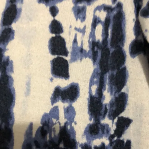Ellen Tracy tie dye‎ pattern v neck sweater with pockets XS - Image 4