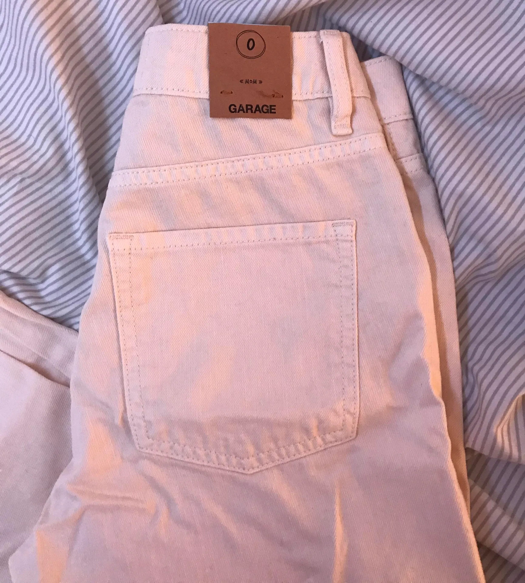 Garage Pale Yellow Mom Jeans - Image 4