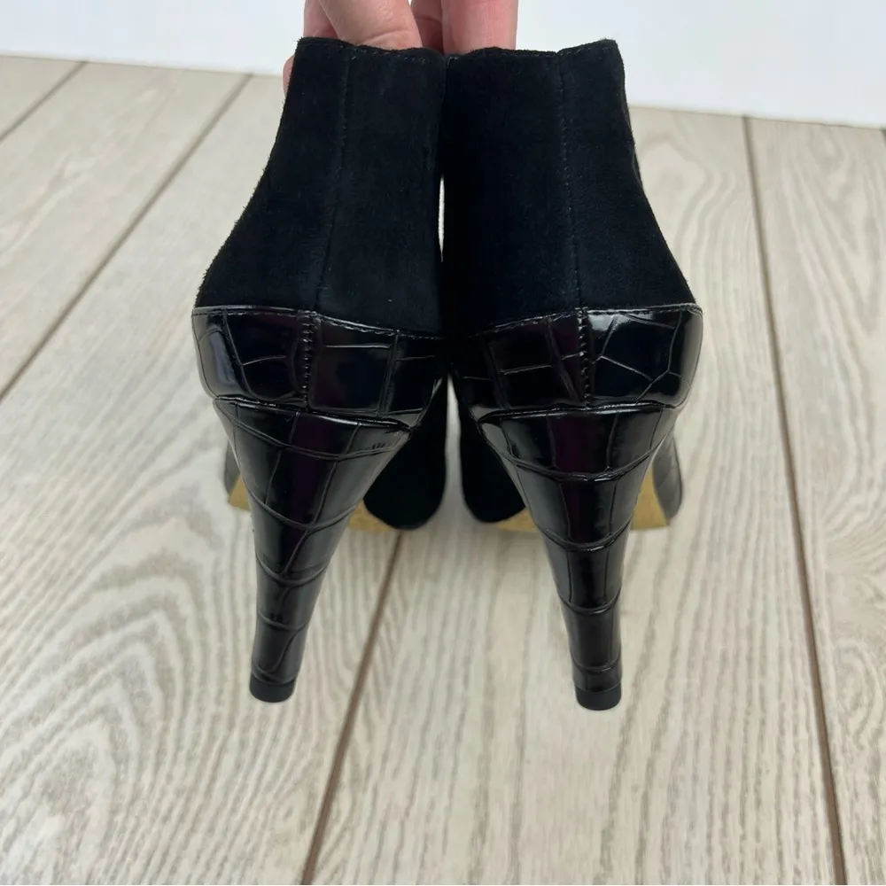 Bella Vita Women's Brennan Dress Booties 10M Black Kid Suede Leather $115 - Image 8