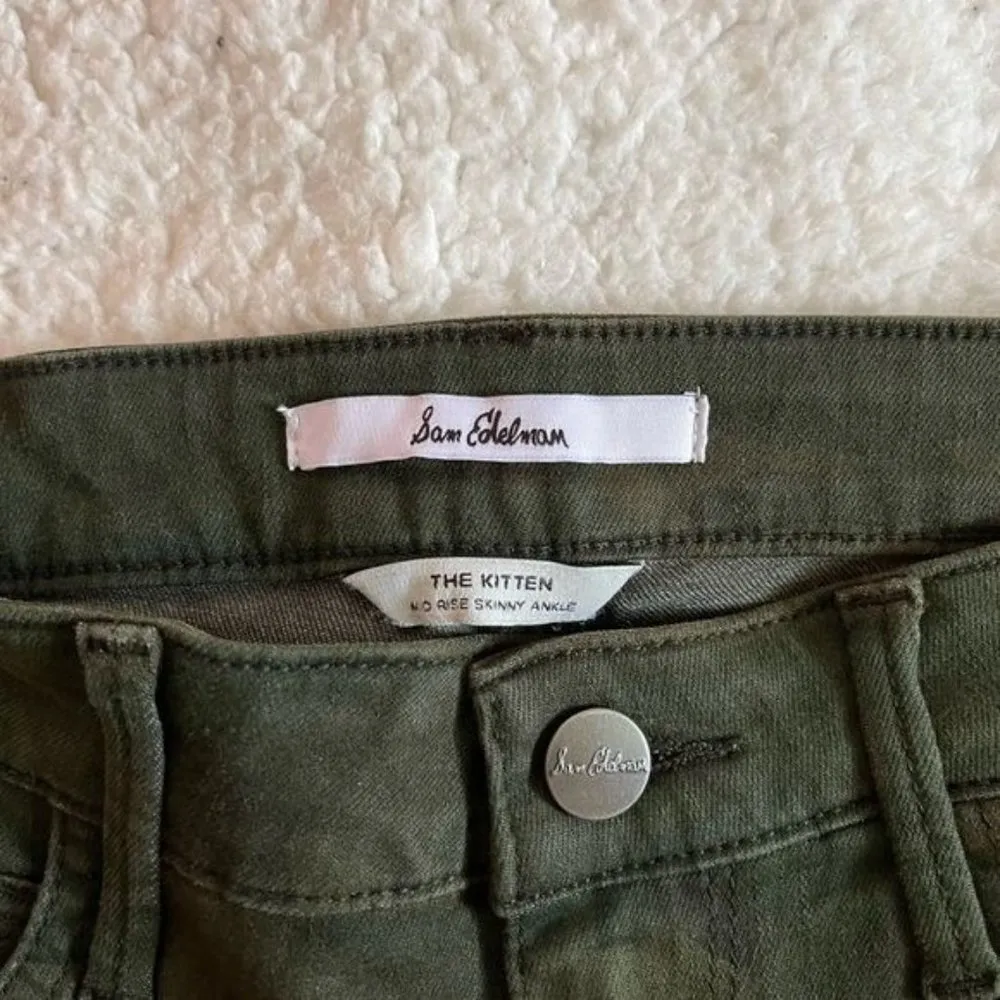 Sam Edelman The Kitten Skinny Cut-Hem Jeans Camo - Image 7