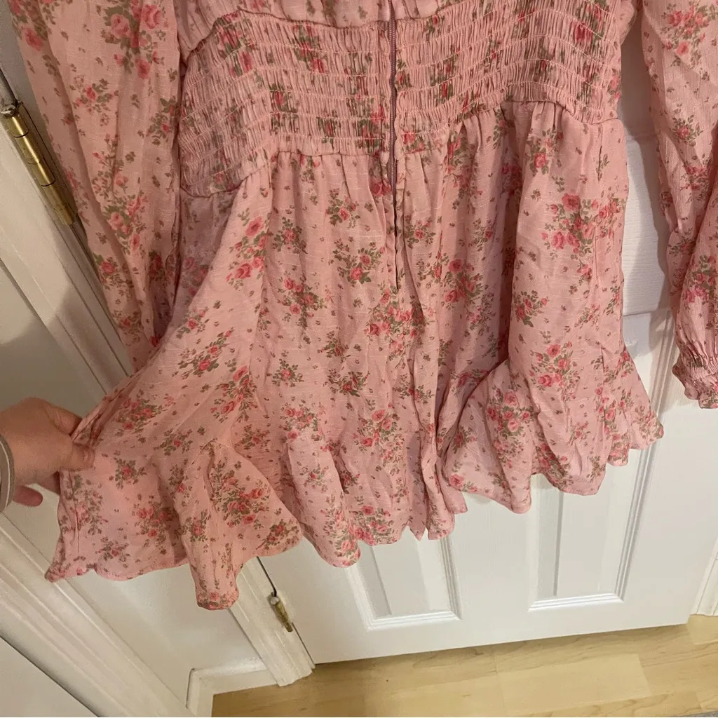 Trixxi Floral Blush Blouse - Image 4