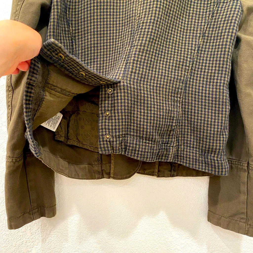 Anthropologie Hei Hei Delaine Blazer olive green - Image 6