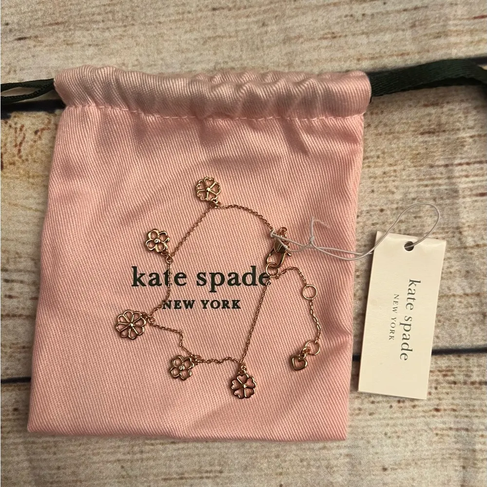 Kate Spade Gold Accessory Pouch - Image 2