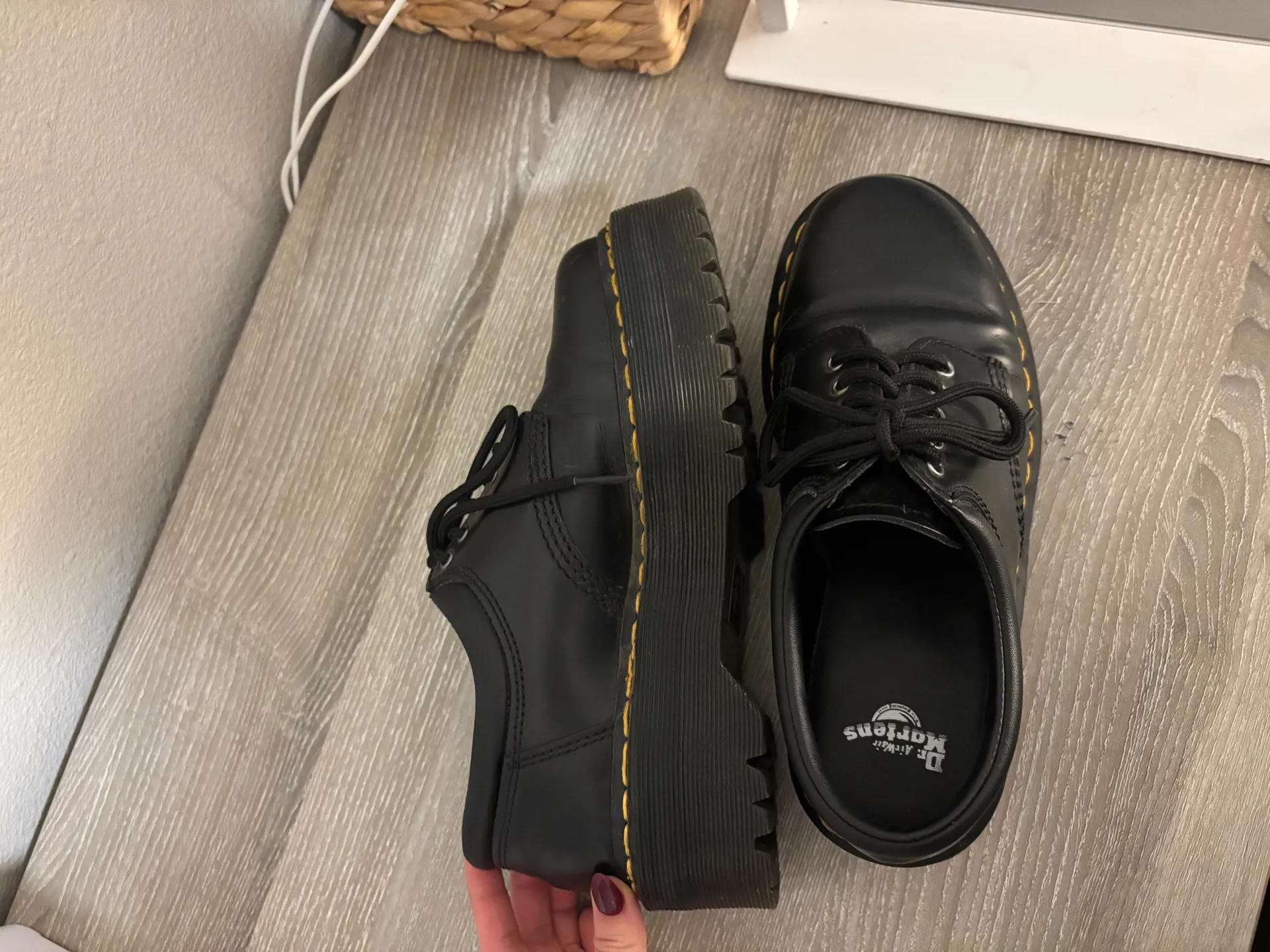 Dr. Martens Platform Shoes Leather - Image 2