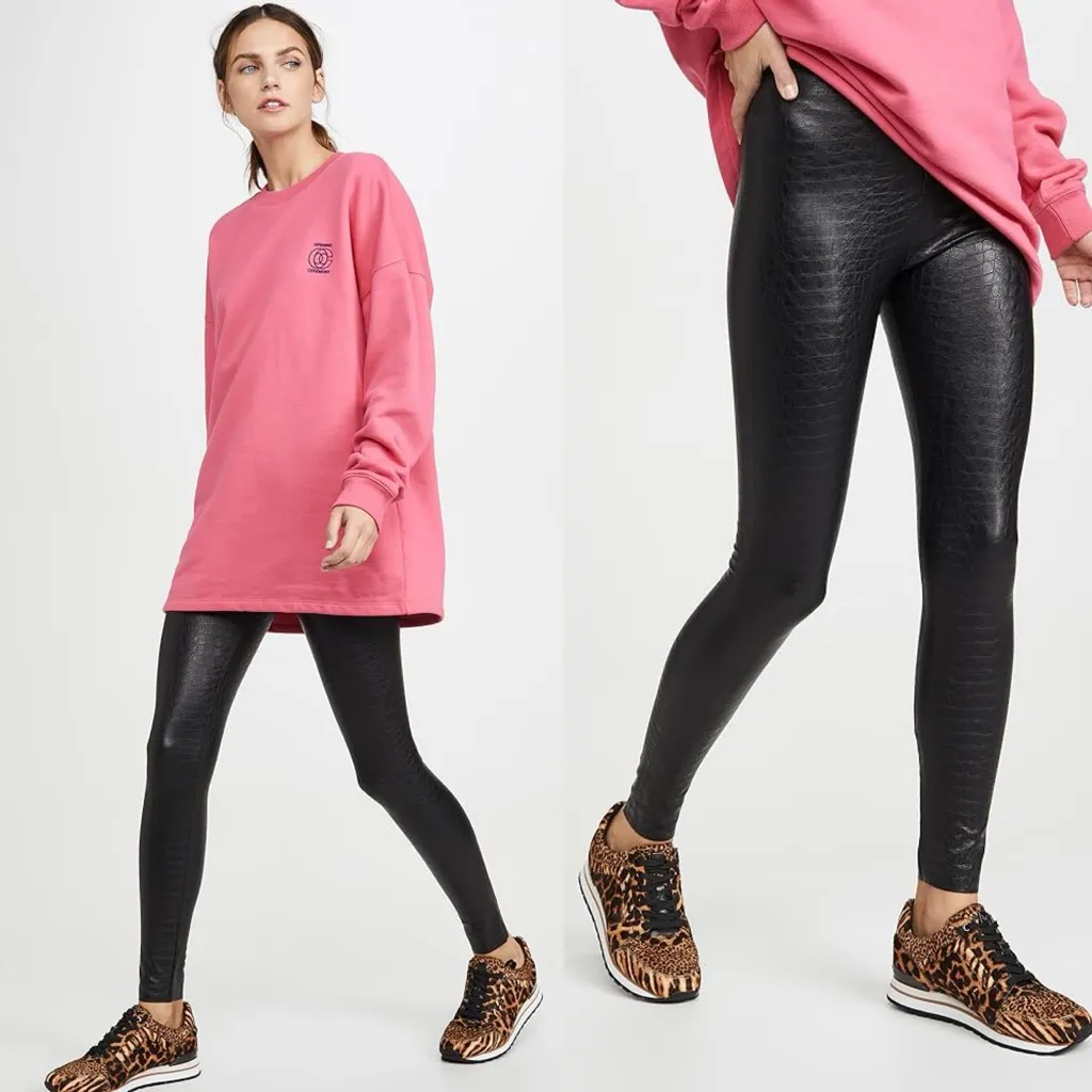 Commando | Croc Faux Leather Leggings - Image 2