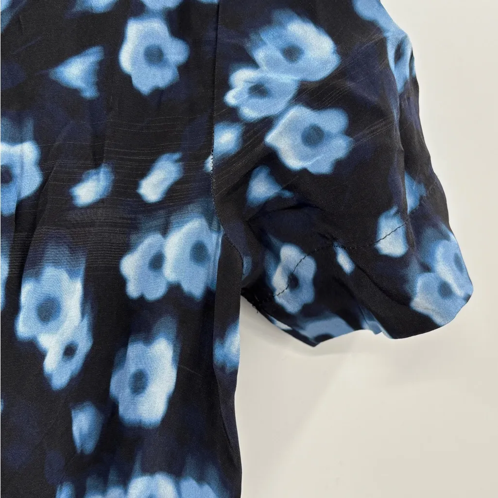 J.Crew Cerise shirt-dress in blurry floral crepe de chine - Image 7