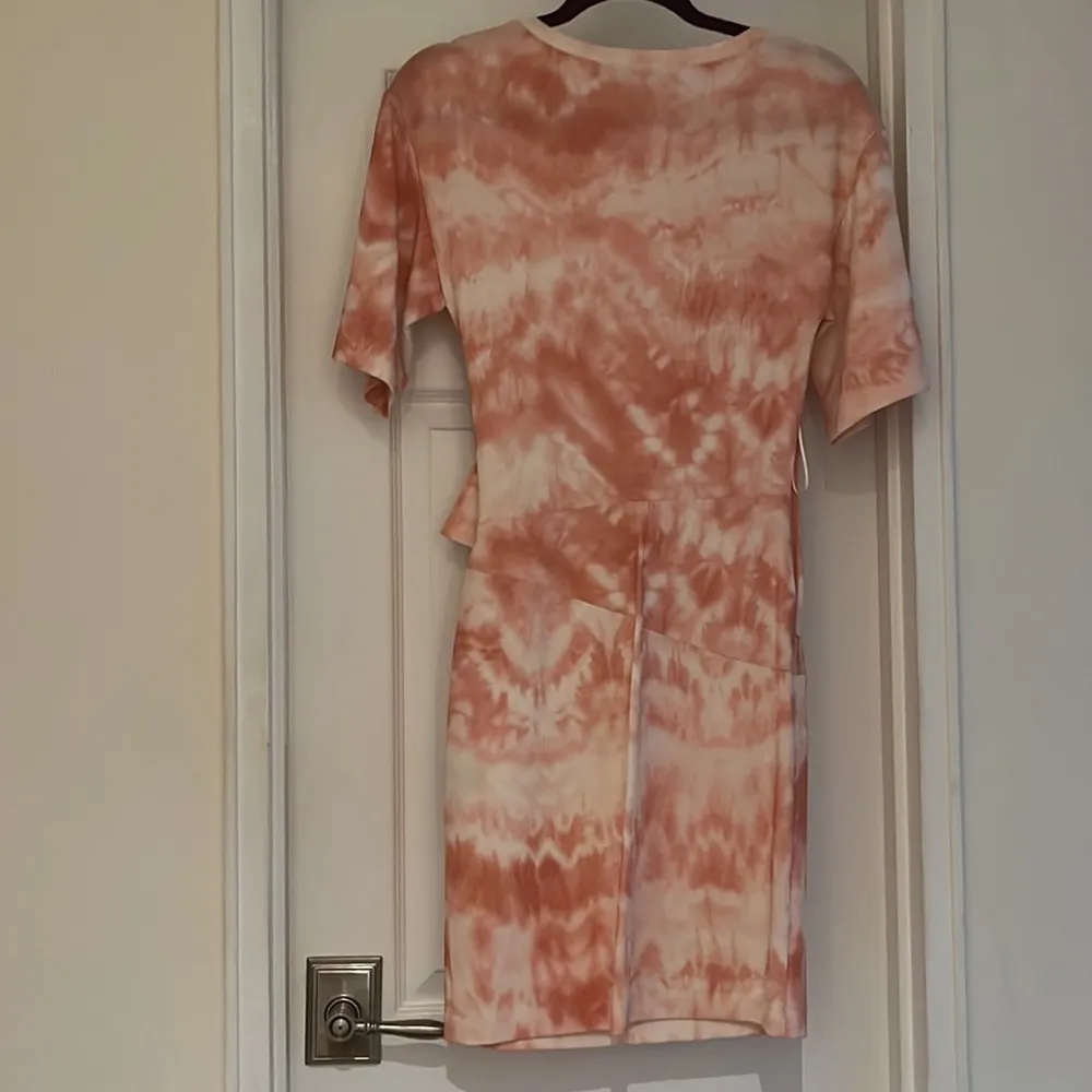 🆕 Roberto Cavalli | Pink Tie Dye Cinched Dress Size 38 - Image 6
