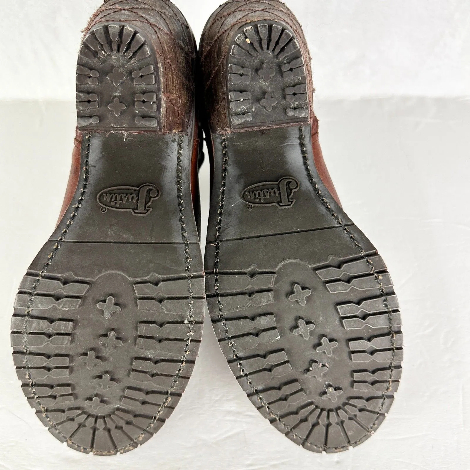 Justin Womens Southwestern Shorty Boots Size 8.5 Studded Boho Western Zip - Image 8