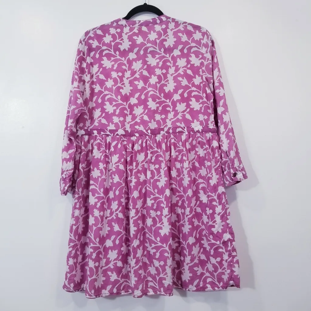 Robert Roller Rabbit Lightweight Printed Pink Women's Dress - Image 7