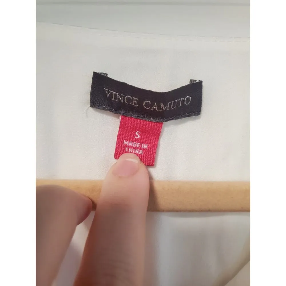 Vince Camuto White Off Shoulder Summer Heat Top Blouse.a25 - Image 3