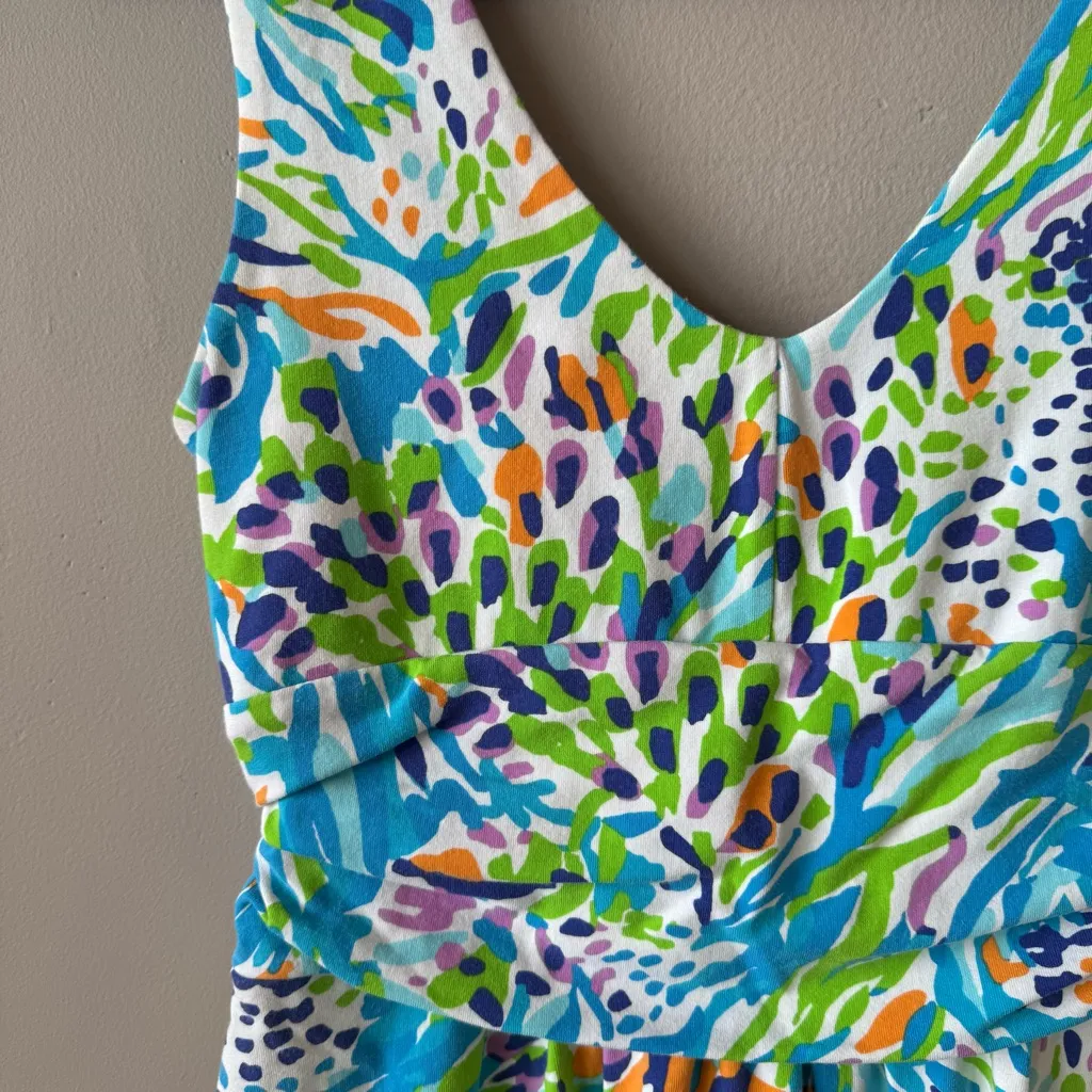 Lily Pulitzer Women’s Sea‎ Soriee Shianne Double V-Neck Dress Size Small - Image 10