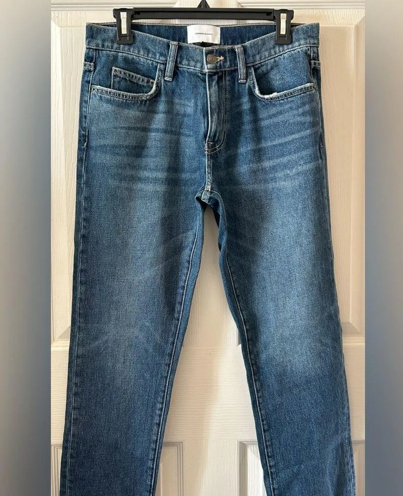 Current Elliott Women’s 10.15.9.5 One Year Worn Straight Leg Jean Med Wash Sz 27 - Image 3