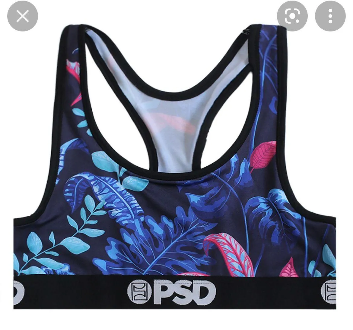 PSD blue tropics sports bra NWT - Image 2