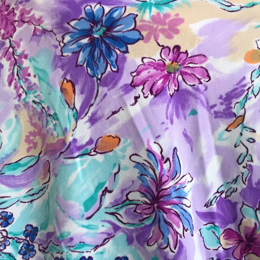 Miss Marilyn of Dallas Blouse Floral Vintage Size undefined - Image 5