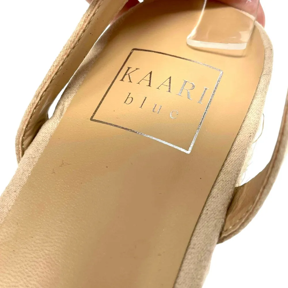 KAARI BLUE Women's Espadrille Wedge Platform Sandals Size 7.5 with Ankle Strap - Image 7