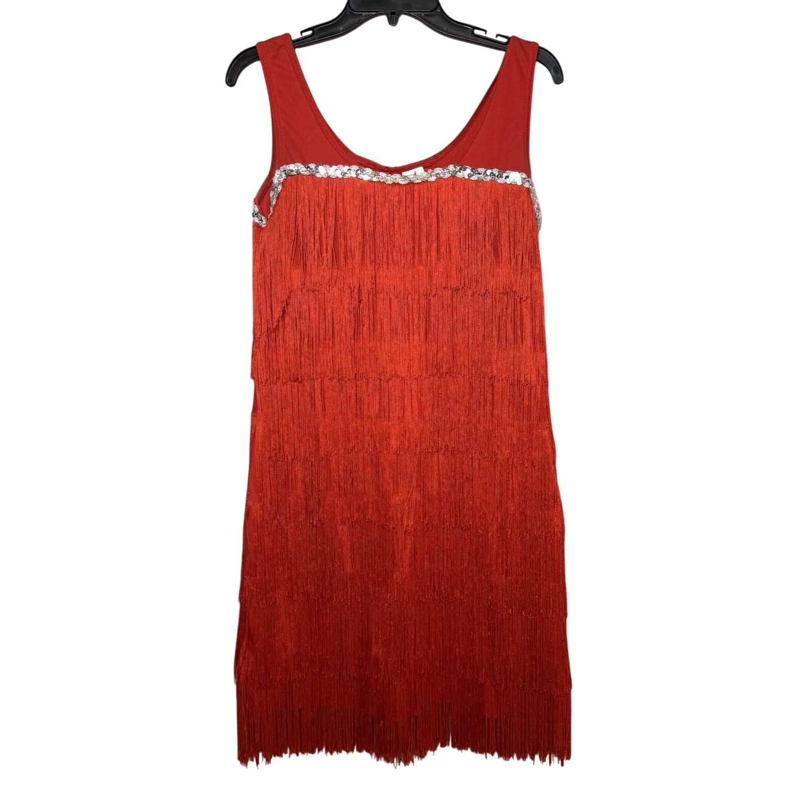 Spirit Halloween Red Fancy Flapper Women's Large Costume Cosplay Gloves Headband - Image 2