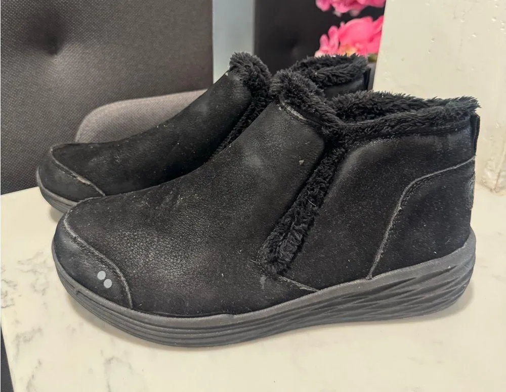 Ryka Black Winter Rain Boots with Zipper Closure - Image 8