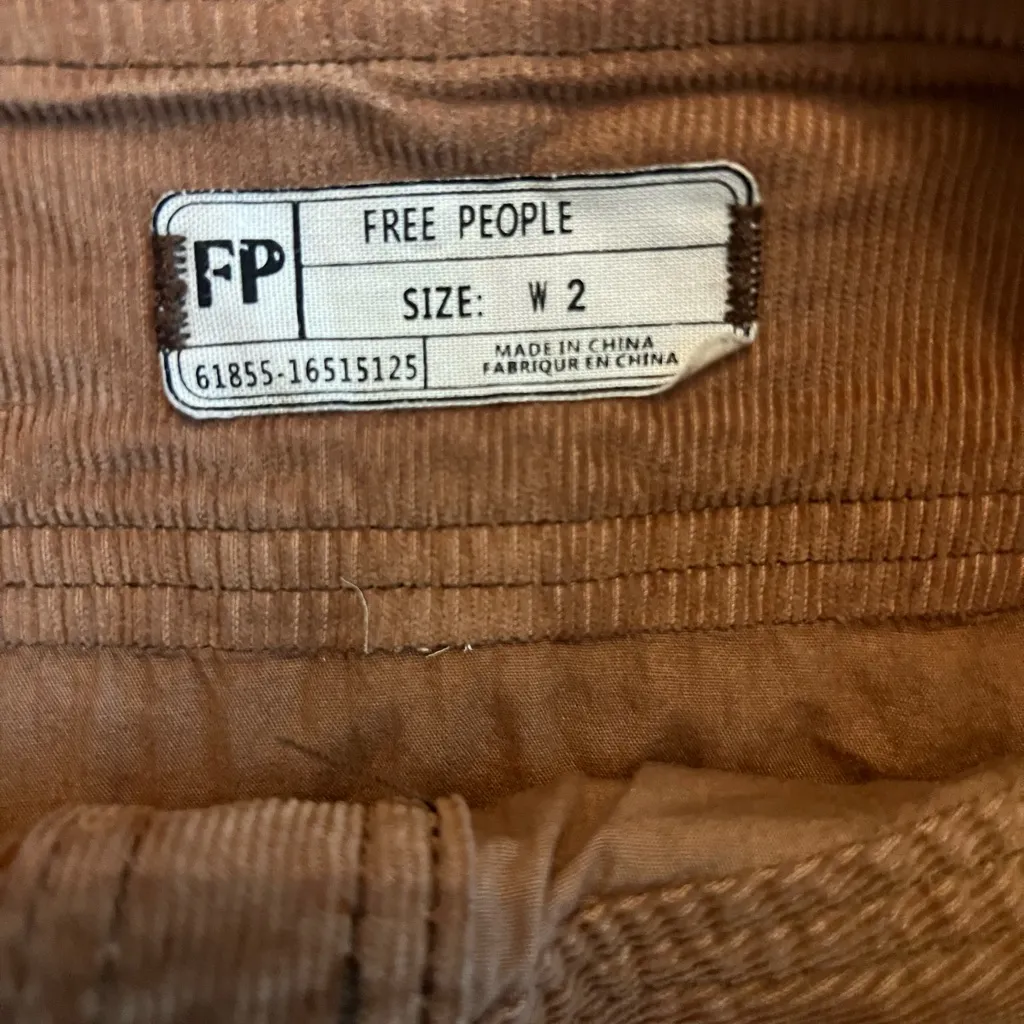 Free People “Come A Little Closer” Corduroy Mini Skirt
Size 2 – Coffee Brown - Image 4