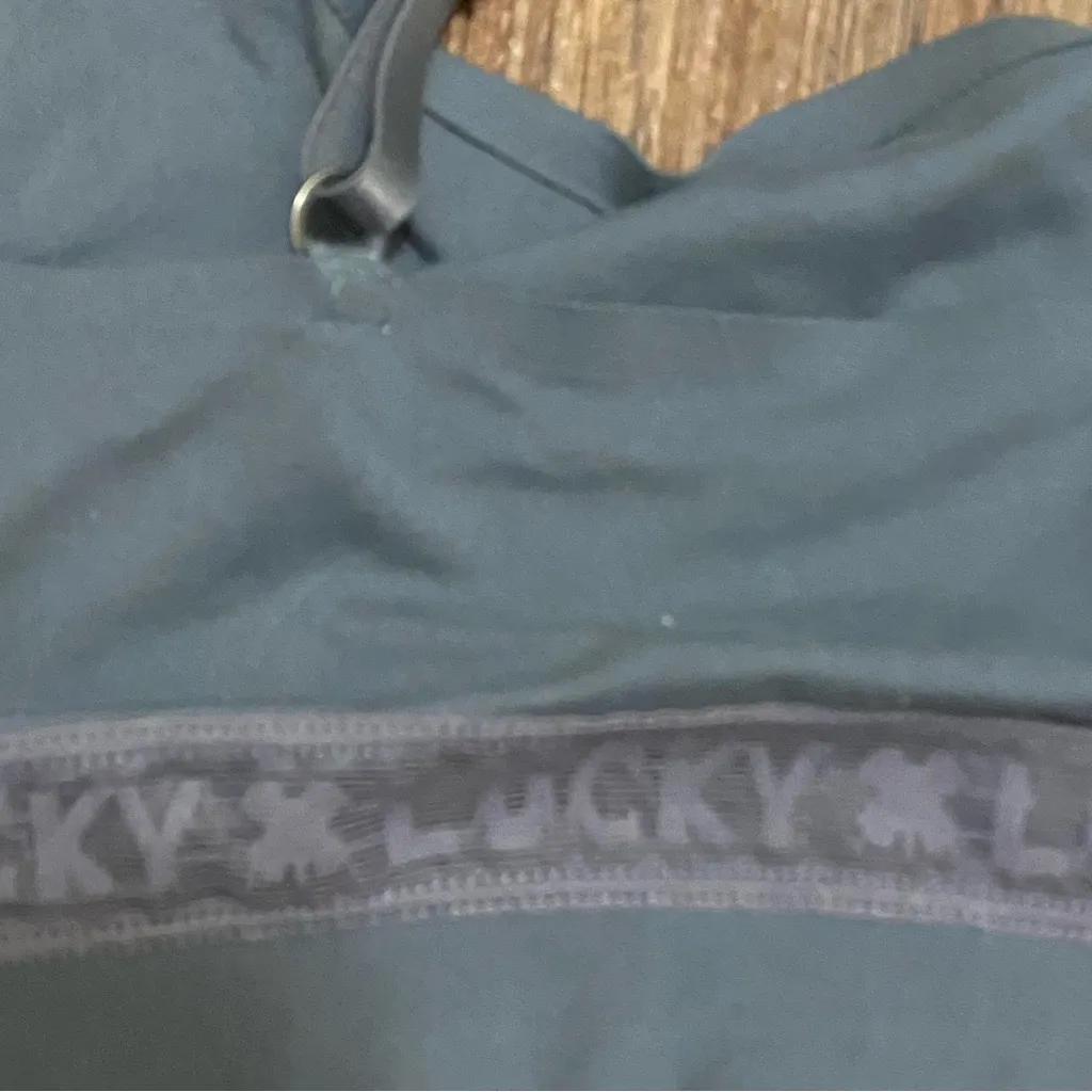 Lucky Brand Womens Gray Bra Bralette S Small Lounge Sports - Image 4
