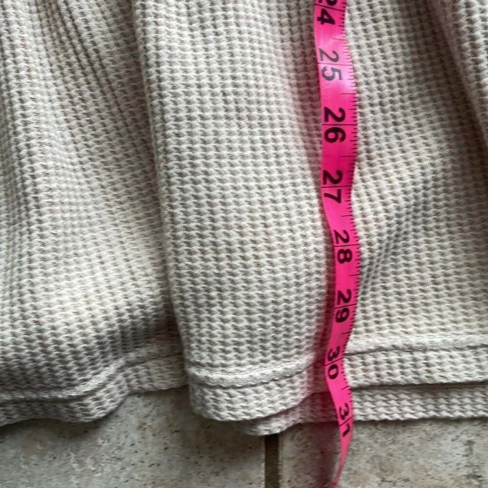 Free People Jolene Sand Mini Dress Small Oversized Fit - Image 12