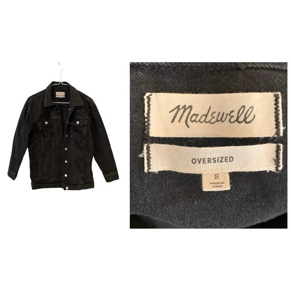 Madewell The Oversized Jean Jacket in Lunar Wash (S) - Image 5