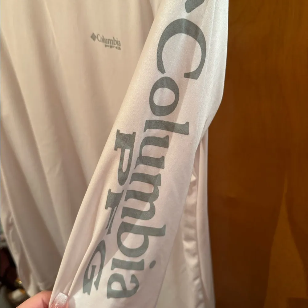 Columbia women’s pfg long sleeve white xl - Image 3