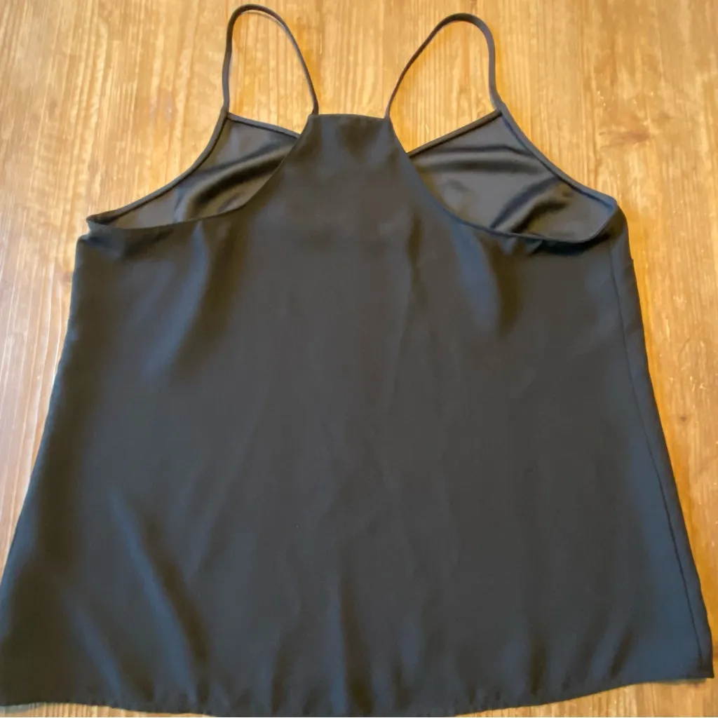 Banana Republic Thin Strap Tank Blouse Black XL - Image 6