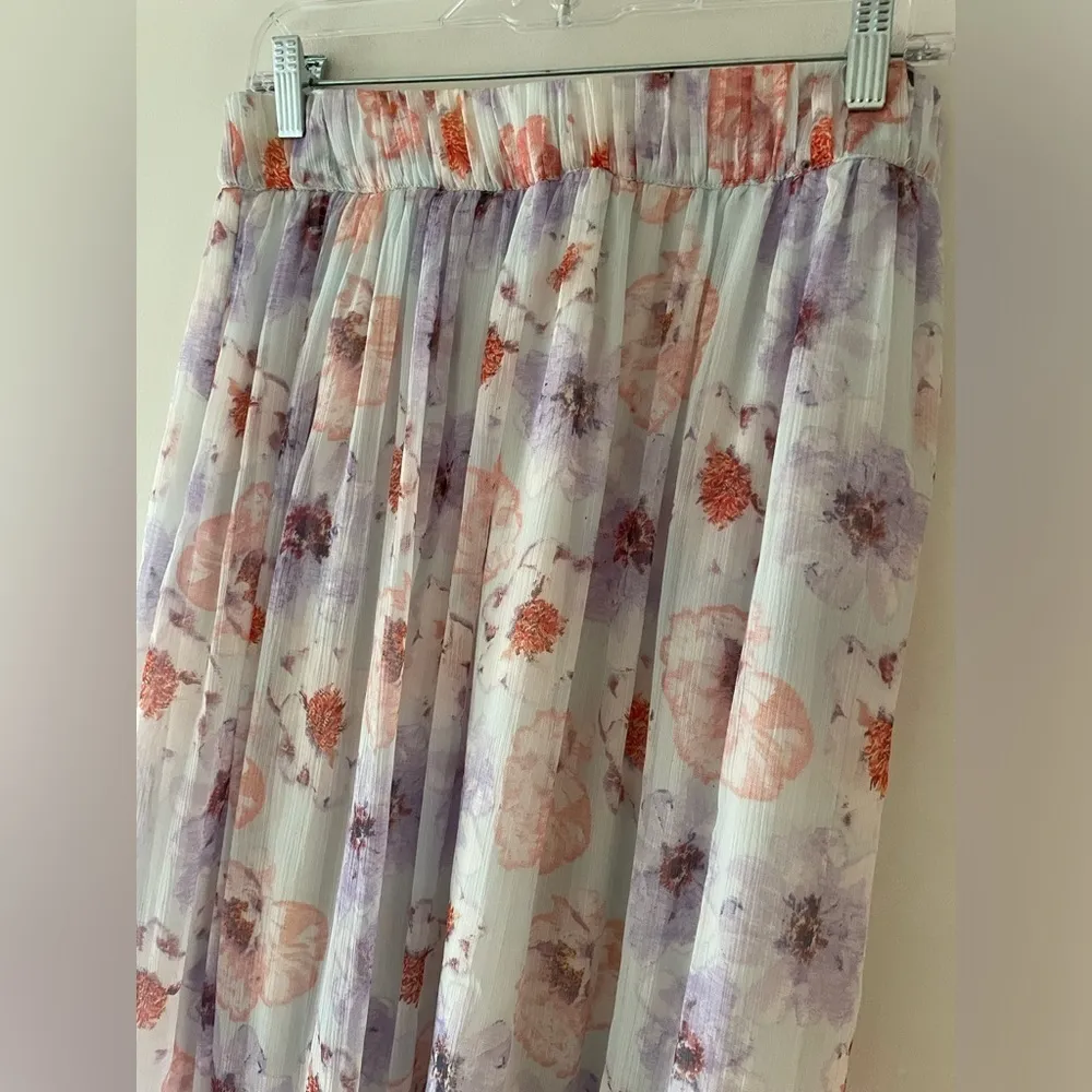 Zara Trafaluc Spring Floral Maxi Skirt - Image 3