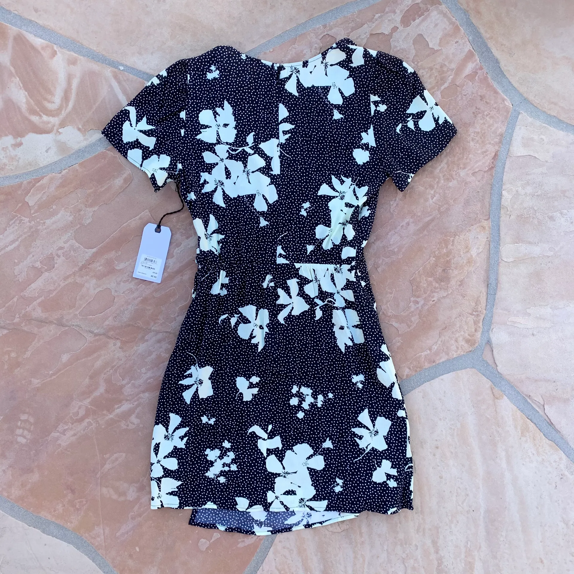 Nordstrom Floral Faux Wrap Mini Dress - Image 5