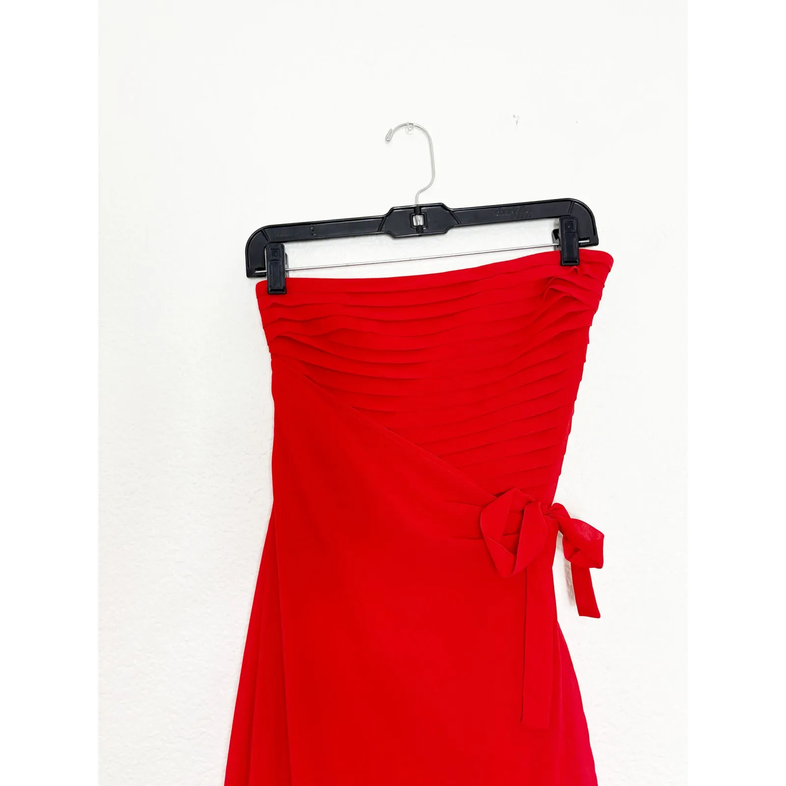 NWT Hello Molly Celebrating Love Maxi Dress Size 2 Red Asymmetrical Hem Vday - Image 5