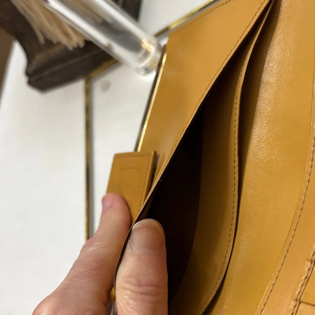 Celine Brown and Tan Monogram Wallet - Image 9