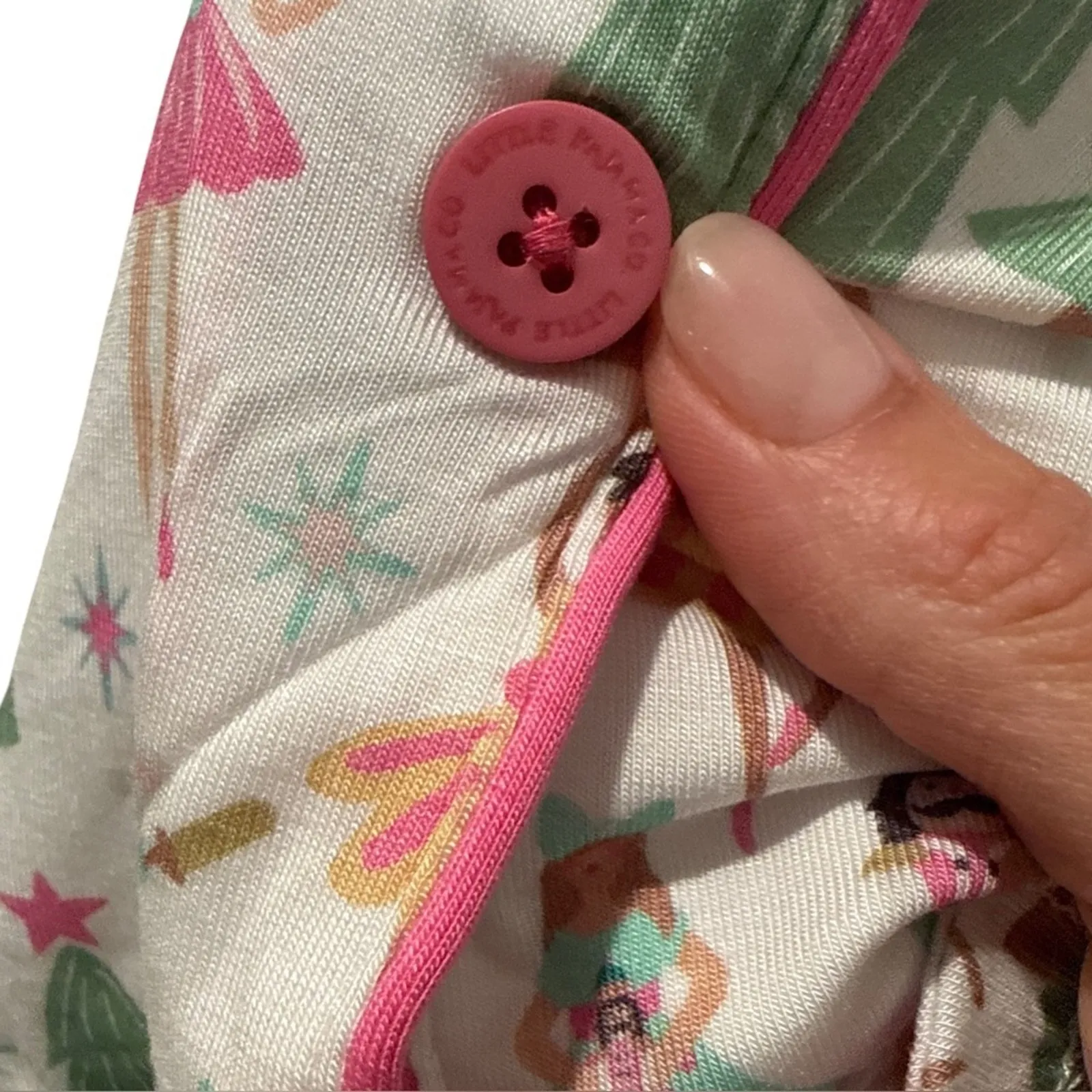 Little Pajama Co Holiday Nutcracker Ballet PJ Set Women’s XL NWT White - Image 10