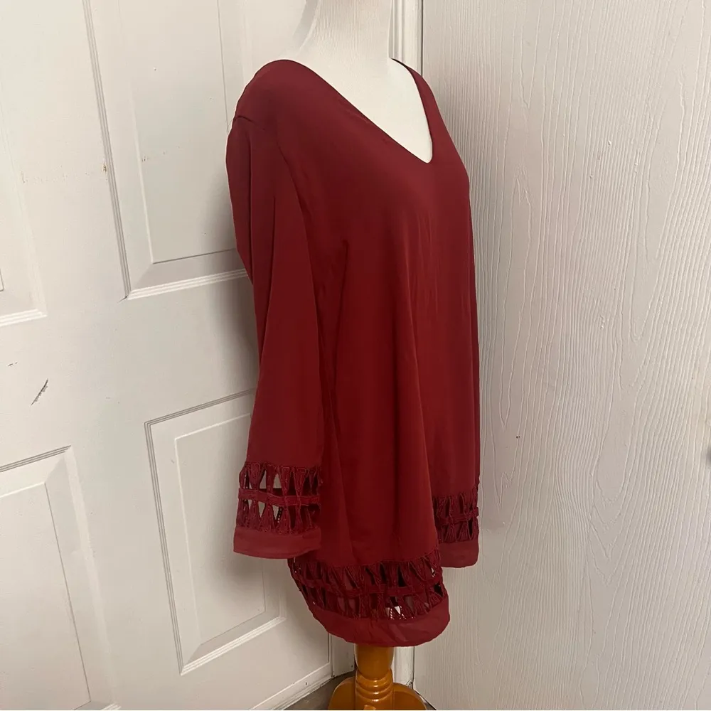 ASTR Cutout Shift Dress - Image 3