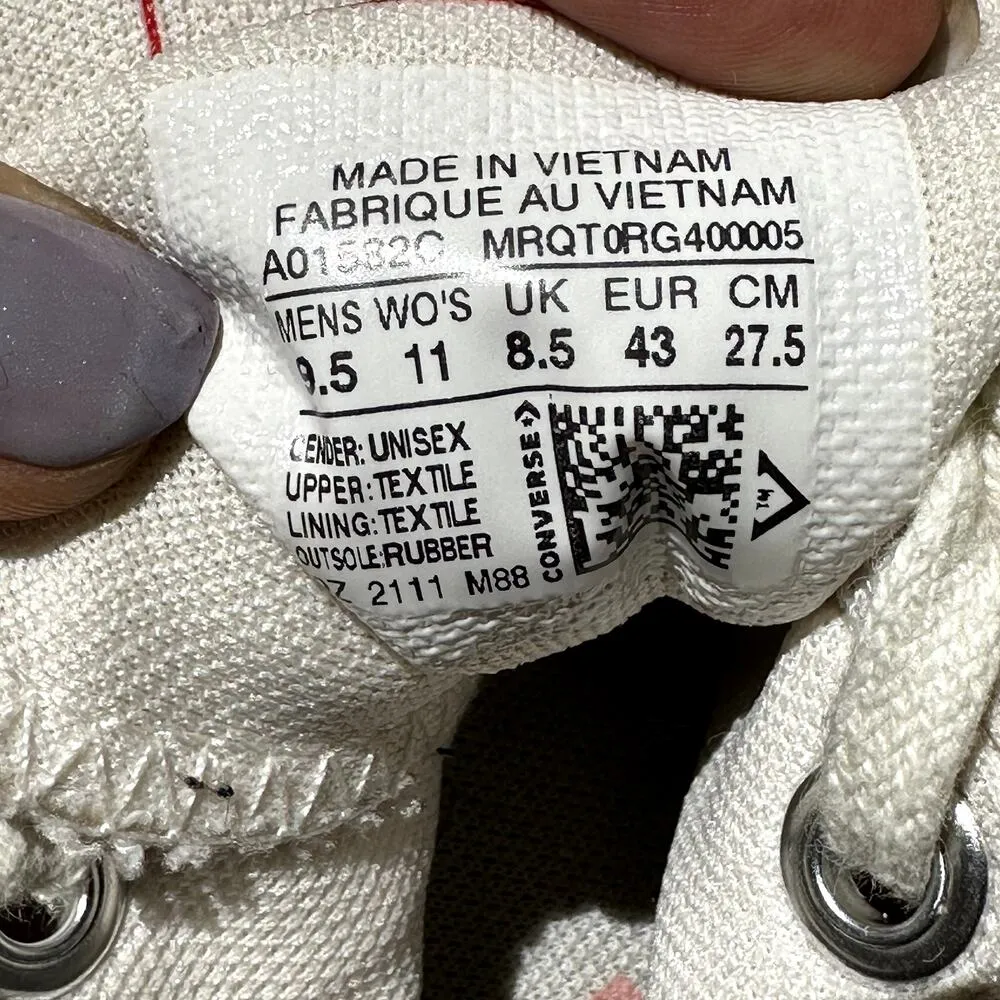 Converse Run Star Hike Hi Sneaker Tri-Panel Pastel Pink Clay M9.5 W11 NWOT - Image 6