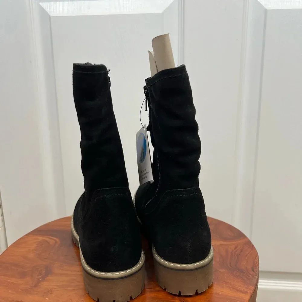 Eric Michael  Texas Women's Black Suede Ankle Boots Size 7.5 - 8 EU 38 Casual - Image 6