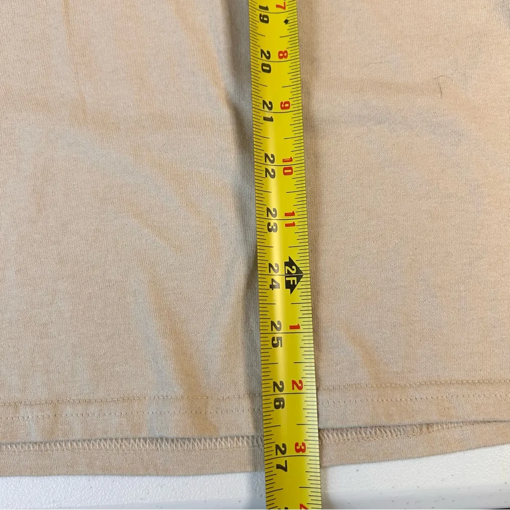 Jerzees Tan Long Sleeve Trick or Treat Tee with Pumpkin Design - Image 9