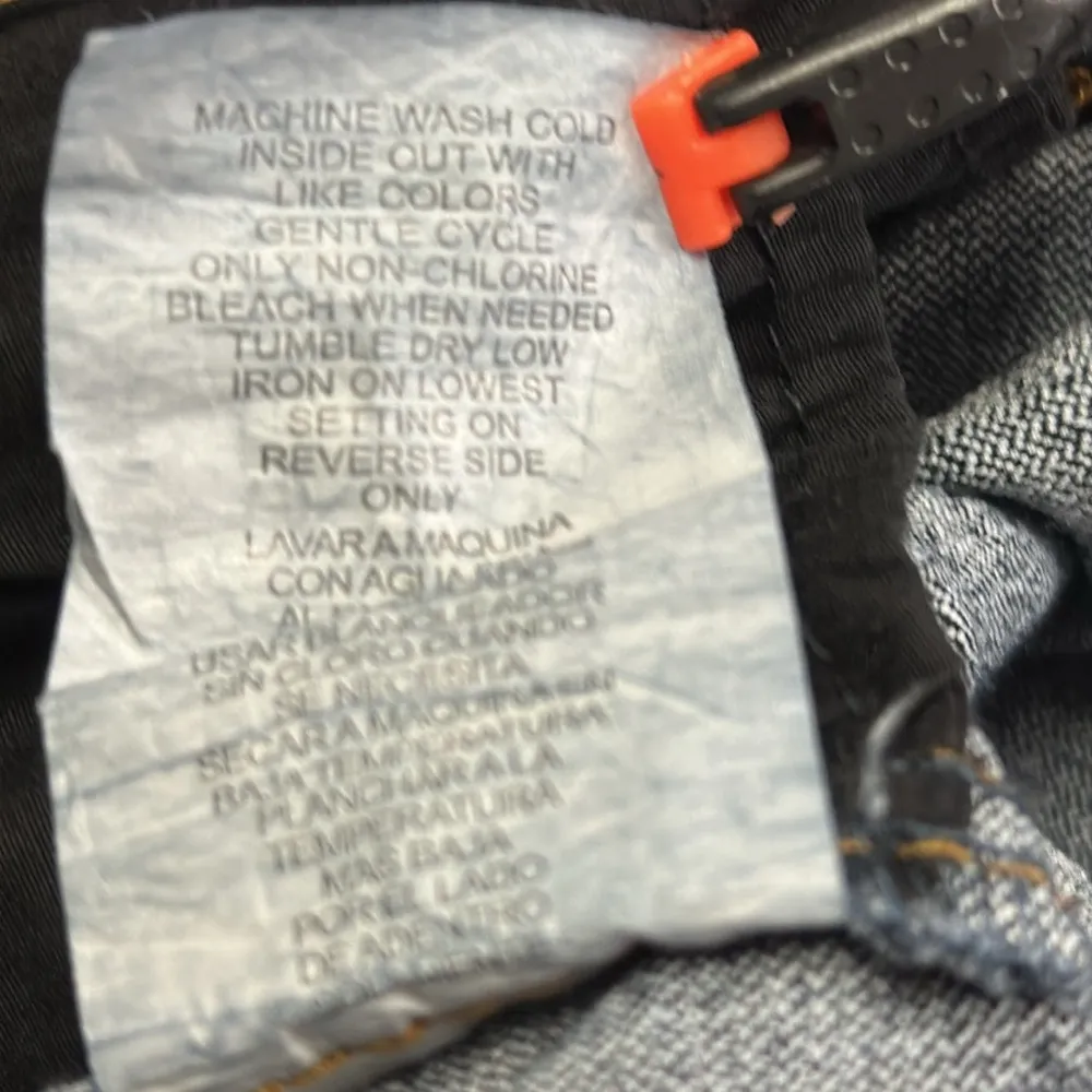 Componix by Jolt Dark Wash High Rise Denim Skinny Embroidered Blue Jeans Size 12 - Image 8