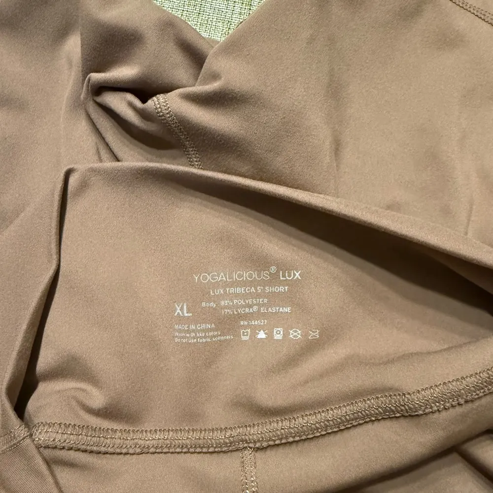 Yogalicious Tan Bike Shorts - Image 3