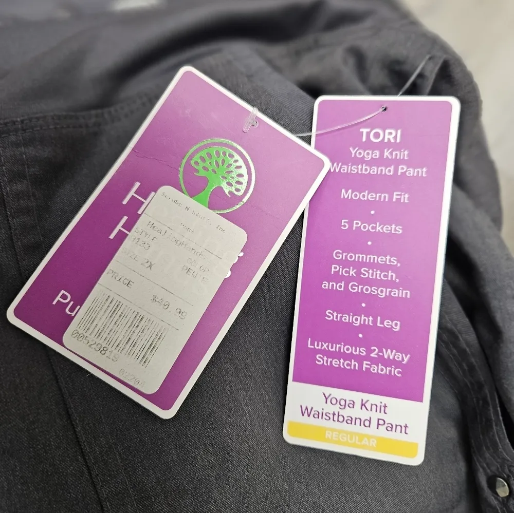 HEALING HANDS Women's Tori Yoga Scrub Pant BRAND NEW - Image 5