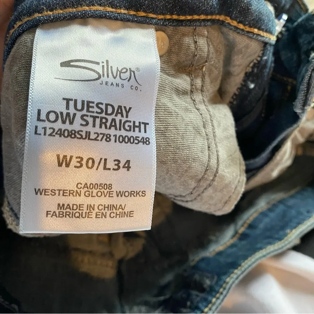 Silver Jeans Co. Tuesday Capri Women's W30 Blue Low Rise Denim Jeans 30x25.5 - Image 6