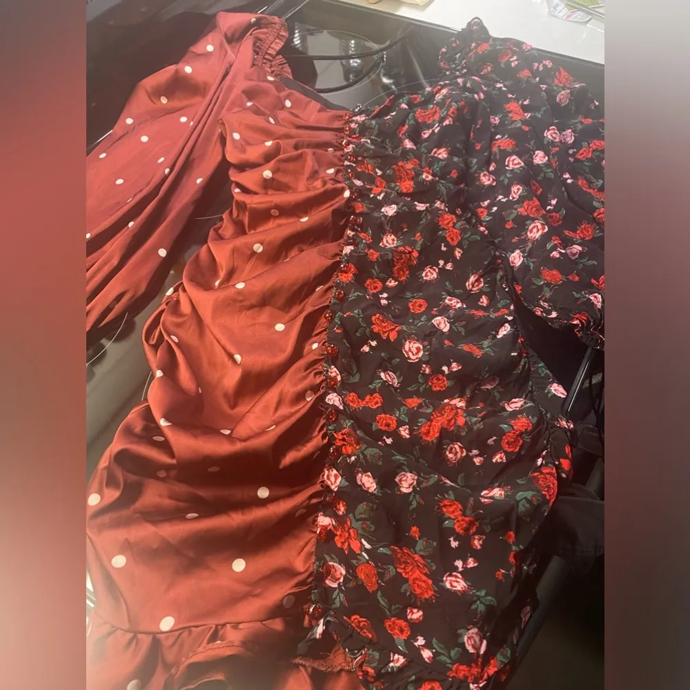 For Love & Lemons Cher Ruched bodycon dress. Size X-Small - Image 4