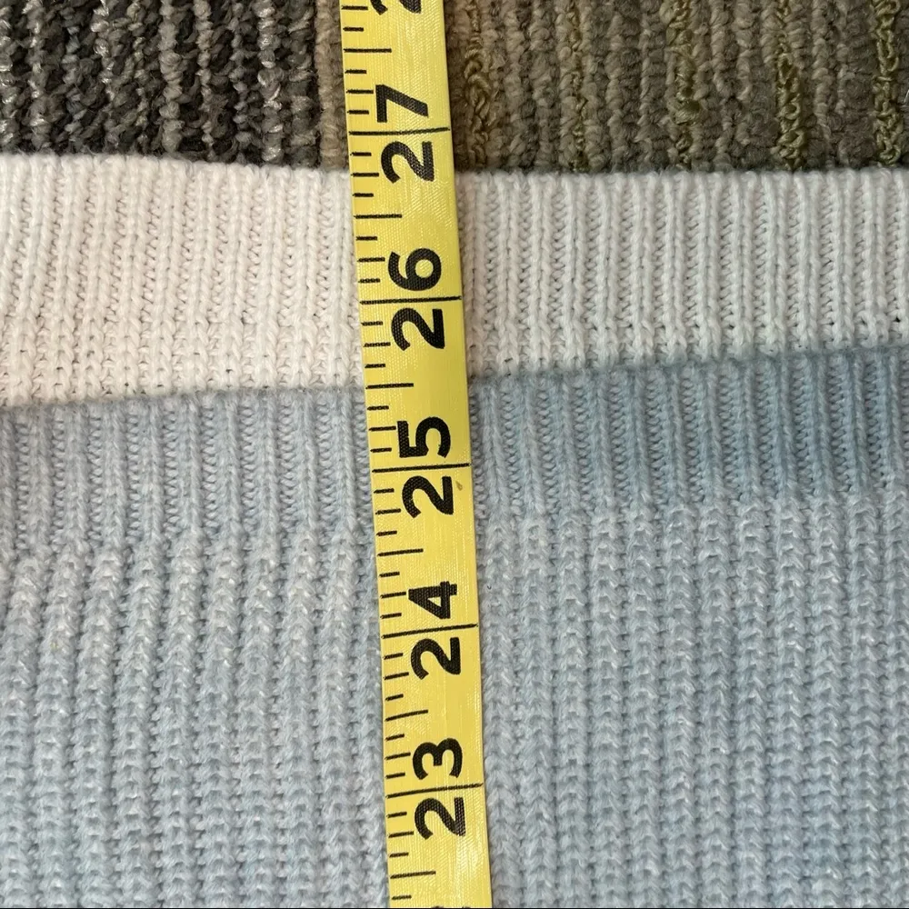 Revolve 525 America Emma Shaker Sweater Ombre Tie Dye Cotton Sz Small Boho Pink - Image 12