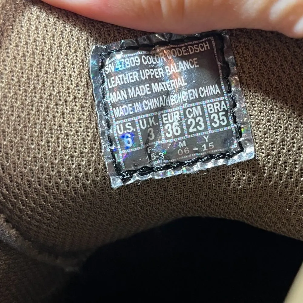 ‎Skechers Brown Leather Lace Up Ankle Boots - Image 12