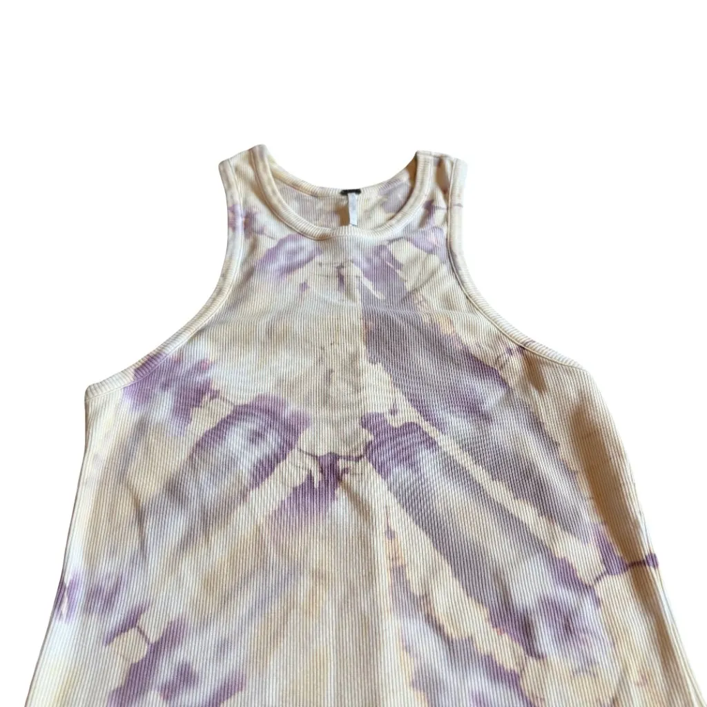 YFB Young Fabulous & Broke Sleeveless Dress Ribbed Tie Dye Stretch Size Small - Image 2