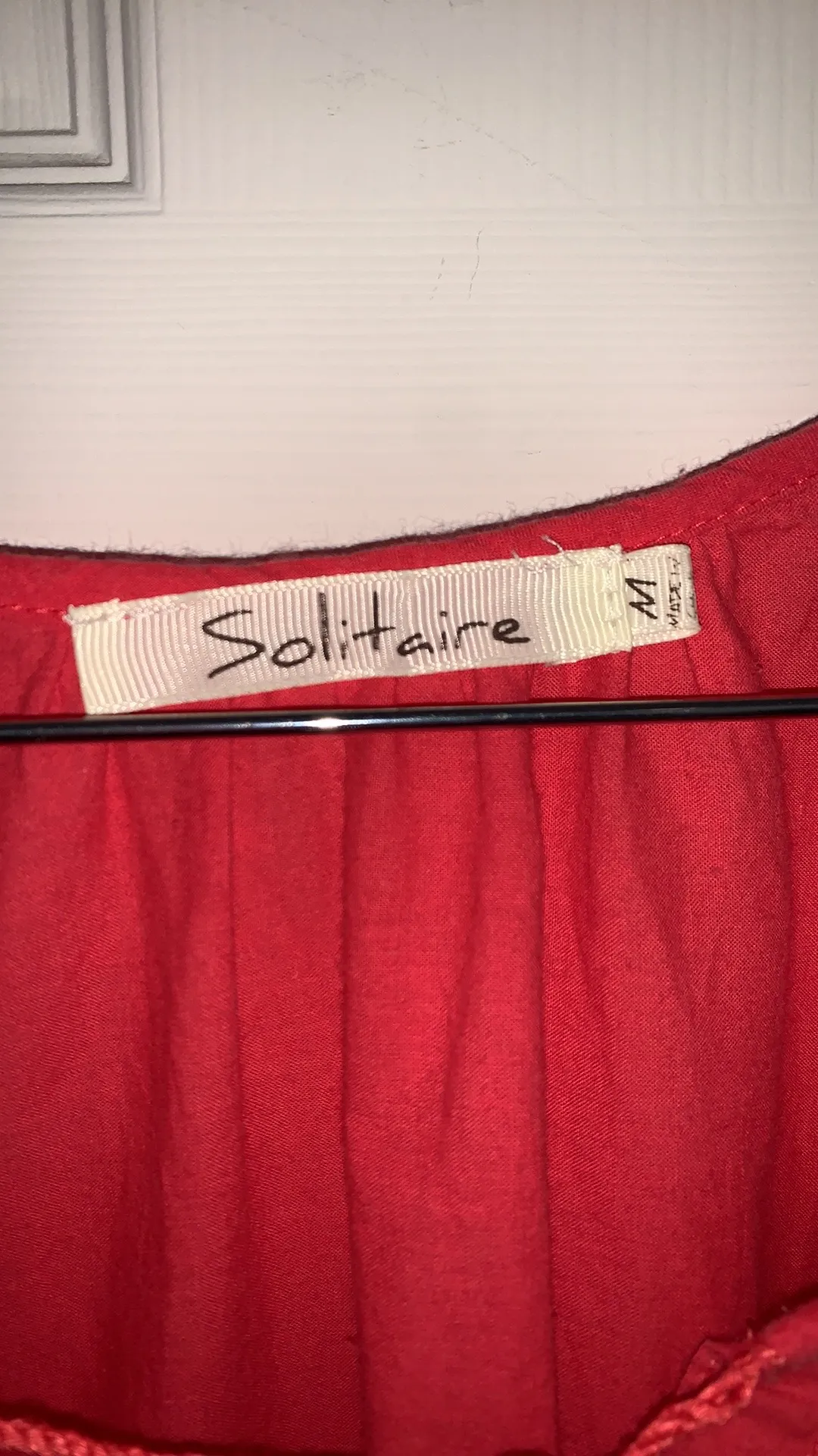 orange eyelet tank - Image 4