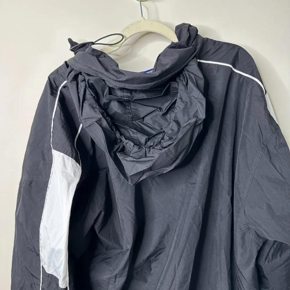 Reebok Black Full Zip Hooded Windbreaker Men's XL - Image 5