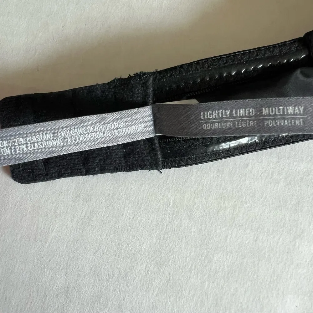 Aerie Quick Fixes Mutli-way Strapless bra black 34 B - Image 7